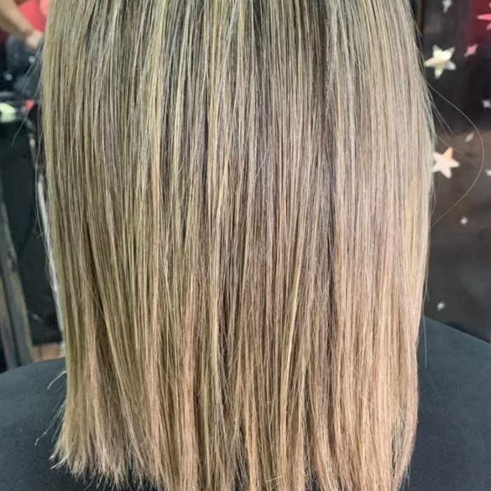 Cabello después del tratamiento en REVIVE